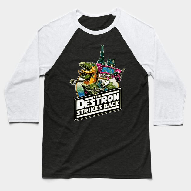 the destron strikes back Baseball T-Shirt by hamaka